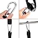 GYMTOP 1Pair Ab Straps Gym Hanging Fitness Sling Abdominal Straps with Quick Locks for Pull Up Fitness (Black) (Black)