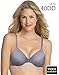 Hanes Women's Comfort Shape Concealing Petals Underwire Bra, Nude, 36B