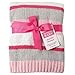 Hudson Baby Unisex Baby Plush Chenille Blanket, Pink, One Size
