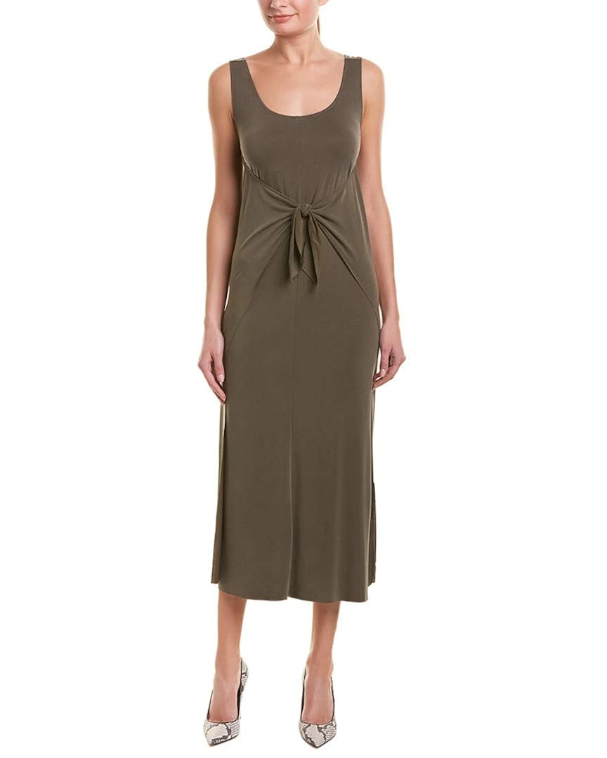 vince sleeveless wrap dress