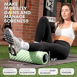 Textured Foam Rollers for Muscle Massage