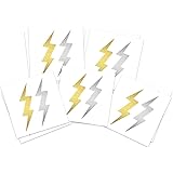 Lightning Bolts Temporary Tattoos (10-Pack) | Skin Safe | MADE IN THE USA| Removable