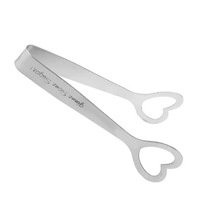 Edelstahl Love Heart Zuckerzange Hochzeit Favorisiert