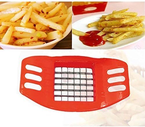 Lingdun Perfect shopping Cooking Tools Stainless Steel Potato Cutter Cut Fries Device French Fry Fries Cutter Potato Vegetable Slicer