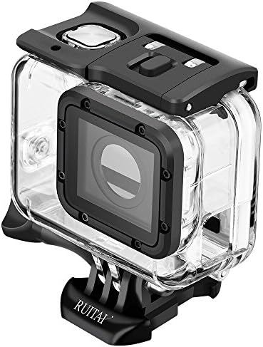 Skeleton Housing, RUITAI Side Open Protective Housing Case with Clear LCD Screen &amp; Lens Protector for Gopro Hero 5 Sport Camera