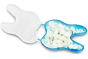 CARESHINE Dental Temporary Crown 100 PCS Material Tooth (Anterior Front Teeth) 50 of Each