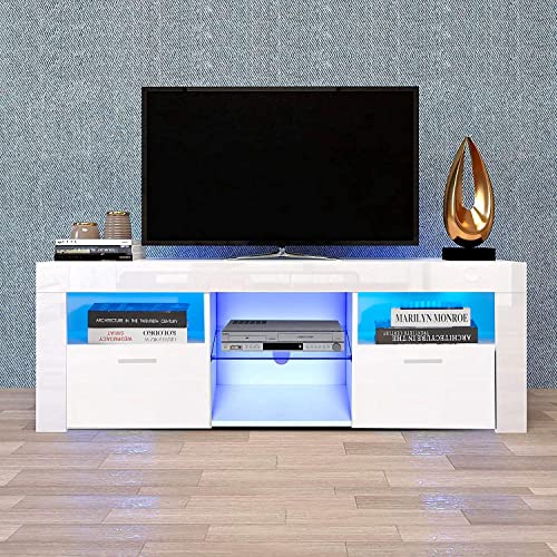 TV Stand for 55 inch TV with Storage Entertainment Center for 55 inch
