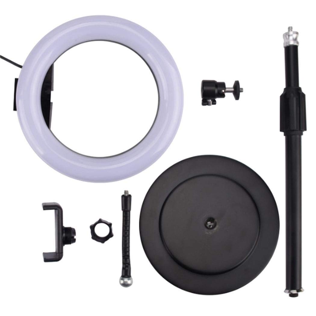lazinem Dimmable Studio Photo Video Live Lamp Phone LED Ring Fill Light On-Camera Video Lights