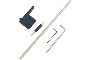 Acoustic Guitar Bridge Repair Kit, Screw Mount Version Compatible with AN3694, Guitar Luthier Maintenance Tool Set with Woode