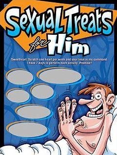 Gift Set Of Sexual Treats For Him Scratchers And one package of Trojan Fire and Ice 3 rubbers total in package