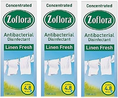 Zoflora Antibacterial Disinfectant Linen Fresh 120ml Kills 99.9% Bacteria