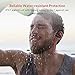 Bluetooth Headphones, Tsumbay IPX7 Waterproof Headphone, Wireless Sport Earphones In-Ear Earbuds with Mic, HD Stereo Sound, Bass, Secure Fit, Sweatproof, Noise Cancelling, 8-9 Hrs for Gym Running