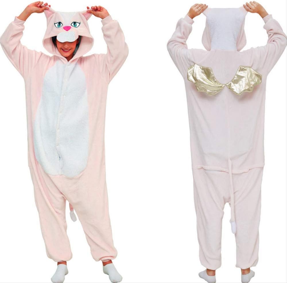 Pyjama Combinaison Velours Animal - Unisexe Femme/homme - Avec Poches & Fermeture Boutons - Taille M à XXL