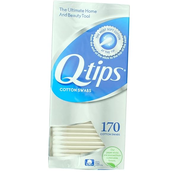 Q TIPS COTTON SWABS SIZE 170S Q-TIPS COTTON SWABS 170 CT (PACK OF 2)