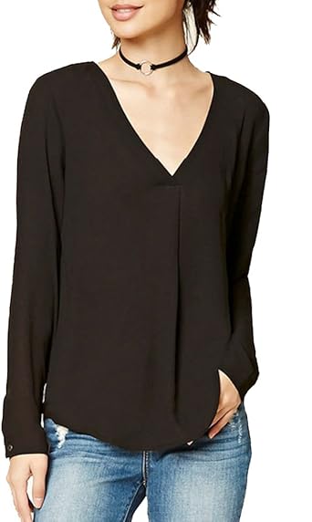 Camisas Mujer Elegantes V Cuello Gasa Blusas Moda Color Sólido Blusones Casual Tallas Grandes Camisa Tops S-6XL: Amazon.es: Ropa y accesorios