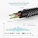 Headphone Splitter, Syncwire Nylon-Braided [0.75FT/23CM] Stereo Audio Y Jack Splitter / 3.5mm Male to 2X 3.5mm Female Audio Splitter for Apple, Samsung, Smartphones, Media Players & More – Blackthumb 4
