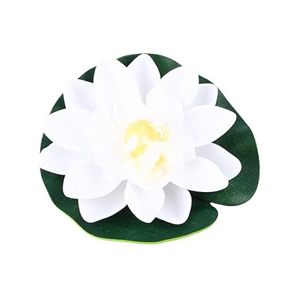 Gloglow 10cm Artificielle Lotus Nénuphar Flottant Fleur