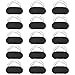 Hicarer 15 Pack Eye Mask Sleeping Blindfold Soft Eye Shade Cover with Nose Pad and Adjustable strap for Travel Sleep, Black