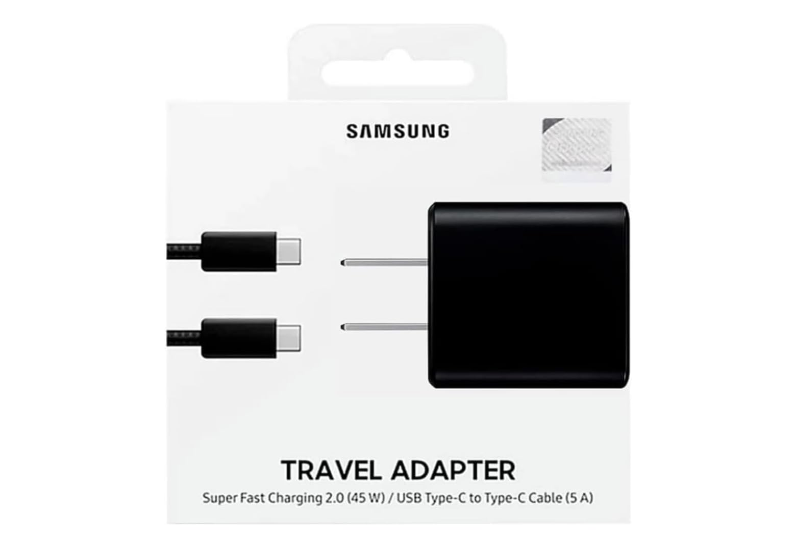Samsung Official 45W USB-C Super Fast Charging Wall Charger (Black)