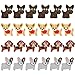 Dog Cupcake Toppers(48PCS) Kid's Birthday Party Decorations Supplies, Cute Puppy Cupcake Toppers, Pets Theme Baby Shower