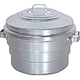 subaa Aluminum idly Steamer/Cooker/Maker/satti, Gas Base 14 Idli Pot, Export Quality