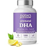 Prenatal DHA for Women 600mg + 400 IU Vitamin D3 | 120 Softgels | Supports Brain Health | Triglyceride Omega 3 Fish Oil DHA Prenatal Vitamins for Pregnancy & Nursing | 300mg per Capsule