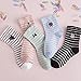 MKLOT 5 Pairs Assorted Non Skid Kids Cozy Ankle Cotton Socks Baby Boys Girls Toddler Walker Stretch Cartoon Footsocks Sneakers Crew Socks With Grip For 3-5 Years Old Kids