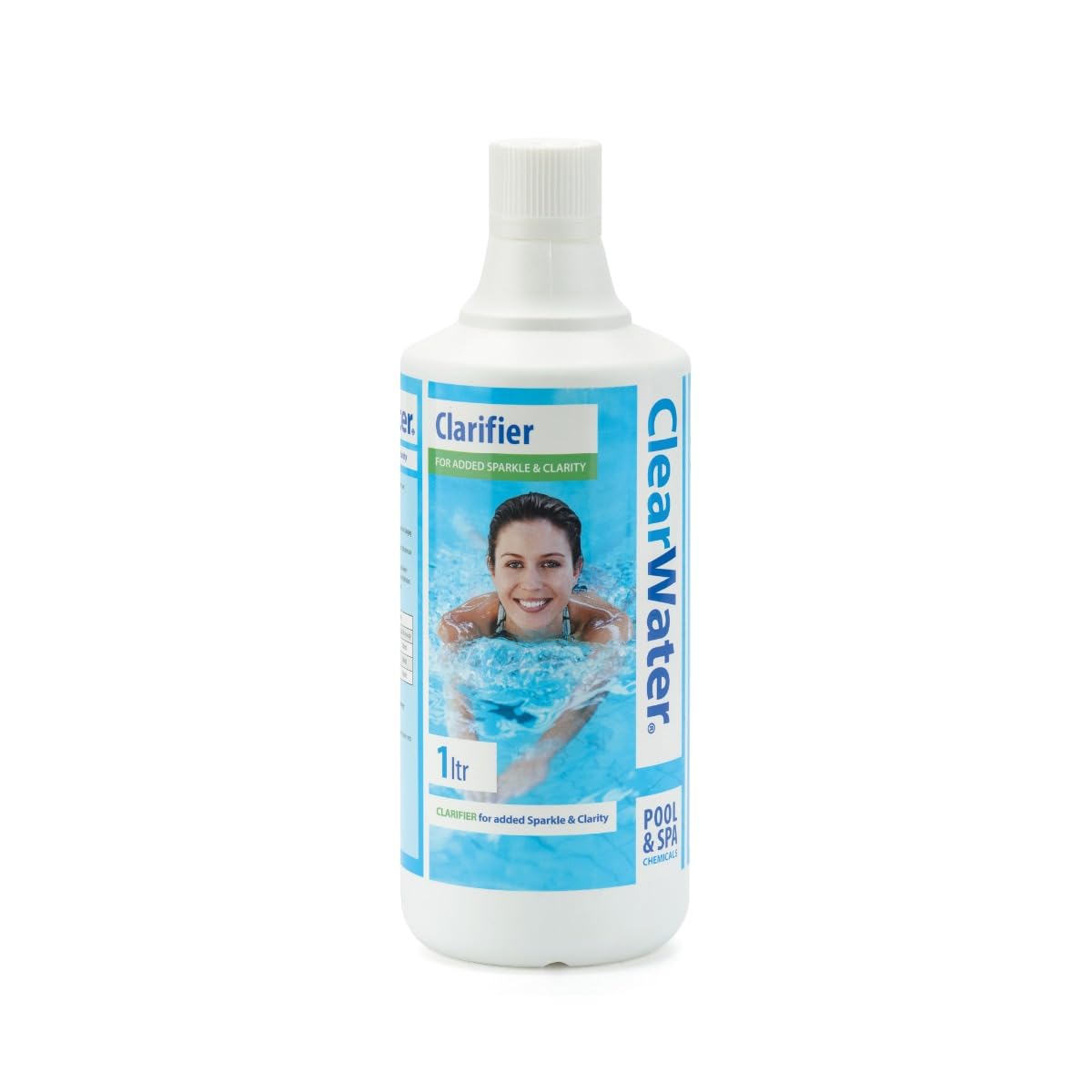 Clearwater Water Clarifier for Hot tub Spa and Swimming Water Treatment for Pristine Crystal Clear Water (1L)