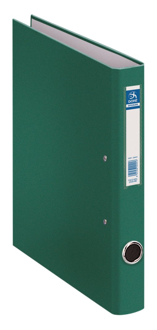 dohe oficolor – Folder 2 Rings 25 mm, Folio, Green