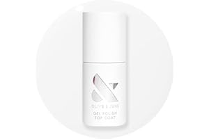 Olive & June Gel Polish Top Coat | UV LED Nail Lamp Needed | Long Lasting Formula | Up to 21 Days of Wear | Damage-Free Removal | Salon-Quality Manicure, Pedicure at Home | Vegan,HEMA-Free,Cruelty-Fre