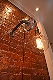 Steel Wheel Wall Pulley Light