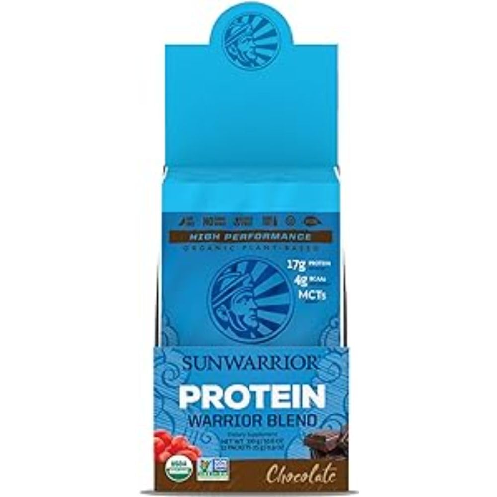SUNWARRIOR Warrior Blend Protein Chocolate 3.0 POP Box, 300 g