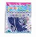 50 Bags Magic Water Gel Crystal Soil Beads Growing Jelly Ball Decoration Vase Filler - Transparent Reuseable Water Beads Gel (Blue)