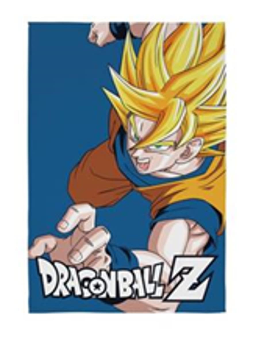 Dragon Ball Z Fleece Blanket, Polyester, Multi, 100 x 150cm