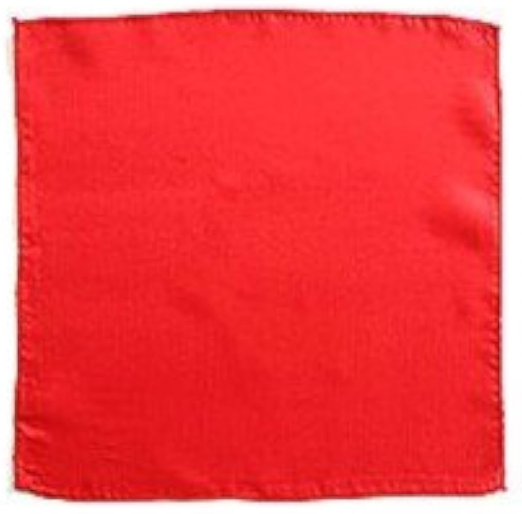 Magic Makers 6 Inch Red Color Silk - Professional Grade