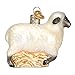 Old World Christmas Sheep Glass Blown Ornament for Christmas Tree