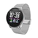 moreFit Smart Watch, IP68 Waterproof Fitness Tracker Watch Color Screen with Heart Rate Blood Pressure Monitor, Activity Tracker with Sleep Monitors, Pedometer, Stop Watch, Great Gift