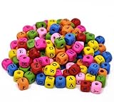 Rockin Beads Brand, 450 Mixed Color Wood Alphabet /Letter 