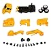 QuadPro Excavator Take Apart Toys Car Friction Powered Inertia Engineering Vehicles Take-A-Part Truck Tools Construction Toy for Kids Boys and Girls