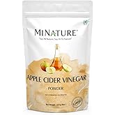 Mi Nature Apple Cider Vinegar Powder 227g (8 oz) (0.5 lb)|Spray Dried ACV| Chemicals or Preservatives Free | Resealable Pouch