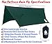 Chill Gorilla Fortress 2 Hammock Rain Fly Camping Tarp. SILNYLON. 4 Doors. Stakes, Ropes & Tensioners Included. Camping Gear & Accessories. Perfect Hammock Tent & All Season Tent Tarp