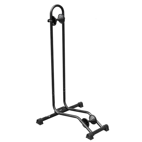 YYDS Bike Floor Stand – Single Parking Rack For Mountain, Road, And Kids Bikes, Steel, Indoor Garage Storage