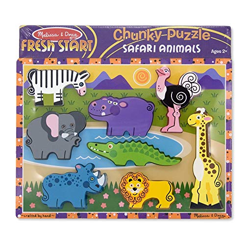 6 Melissa+Doug+Safari+Wooden+Chunky