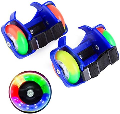 Heel Wheel Roller skatting Shoes,Flashing Roller, Clip on Skates for Adults