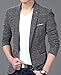 Aishang Men's Slim Fit Casual One Button Formal Suit Blazer Coat Jacket Tops