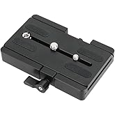 CAMVATE Camera Mount Plate with Clamp Base Compatible with ARRI Dovetail Width - 3331
