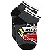 Disney Cars 3 Boys 6 pack Socks 4-6 / Shoe: 7-10, Grey/Multi Quarter