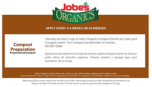 Jobeâ€™s Organics Compost Starter 4-4-2 Organic Gardening Compost Accelerator, 4 pound bag (2-pack)