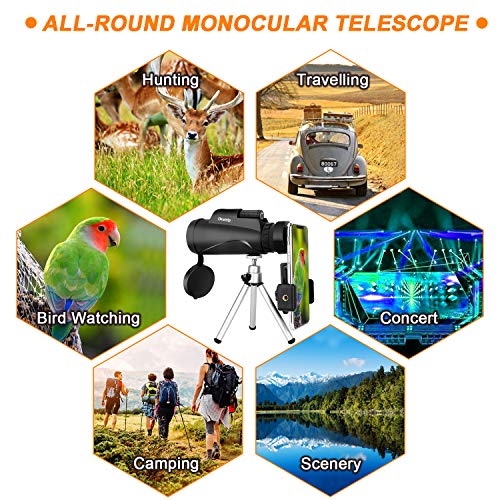 4 Monocular+Telescope+Smartphone+Waterproof+Watching