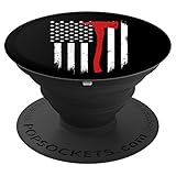 Thin Red Line American Flag Firefighter